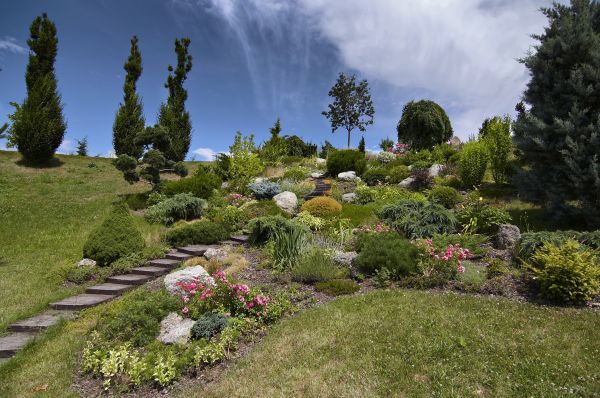Steep Terrain Landscaping in O Fallon
