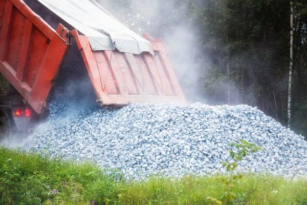 Limestone Gravel Delivery in O Fallon