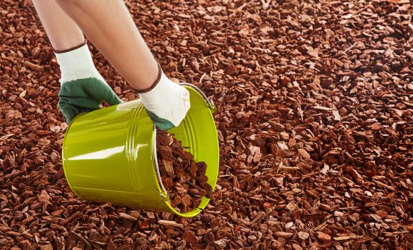 Wood Chip Landscaping in O Fallon