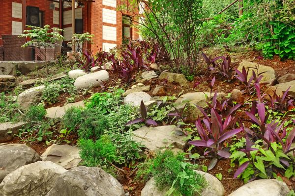 Rock Garden Landscaping in O Fallon