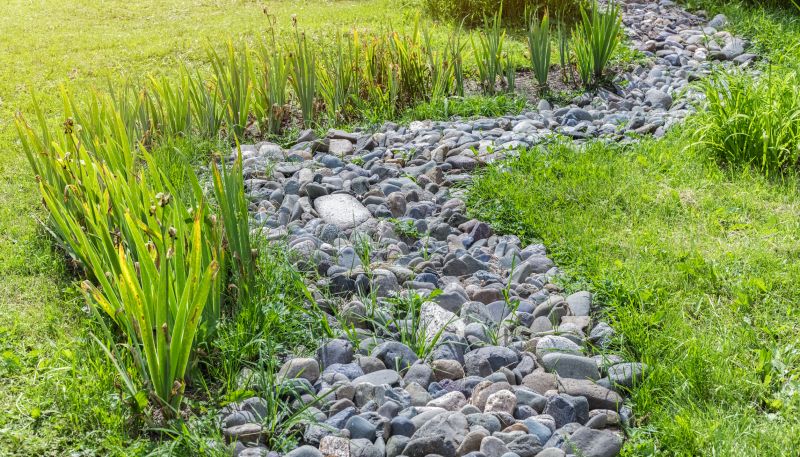 River Rock Garden Installation